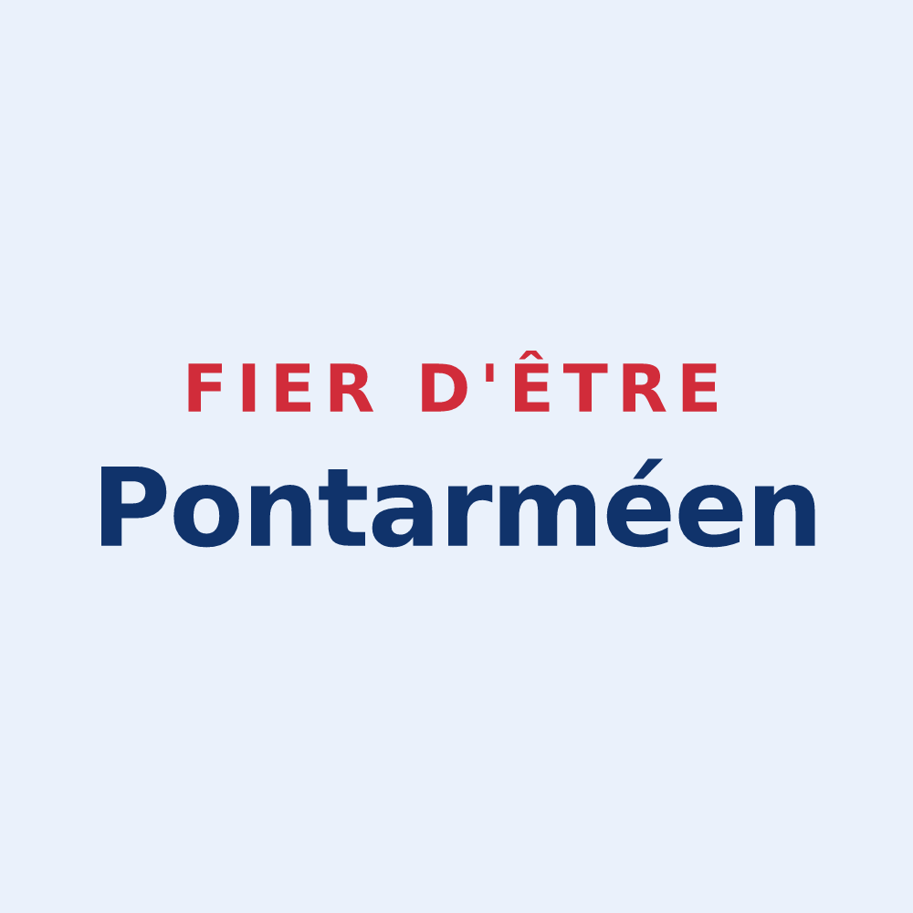 Sticker « Fier d'être Pontarméen » — design pour Pontarmé