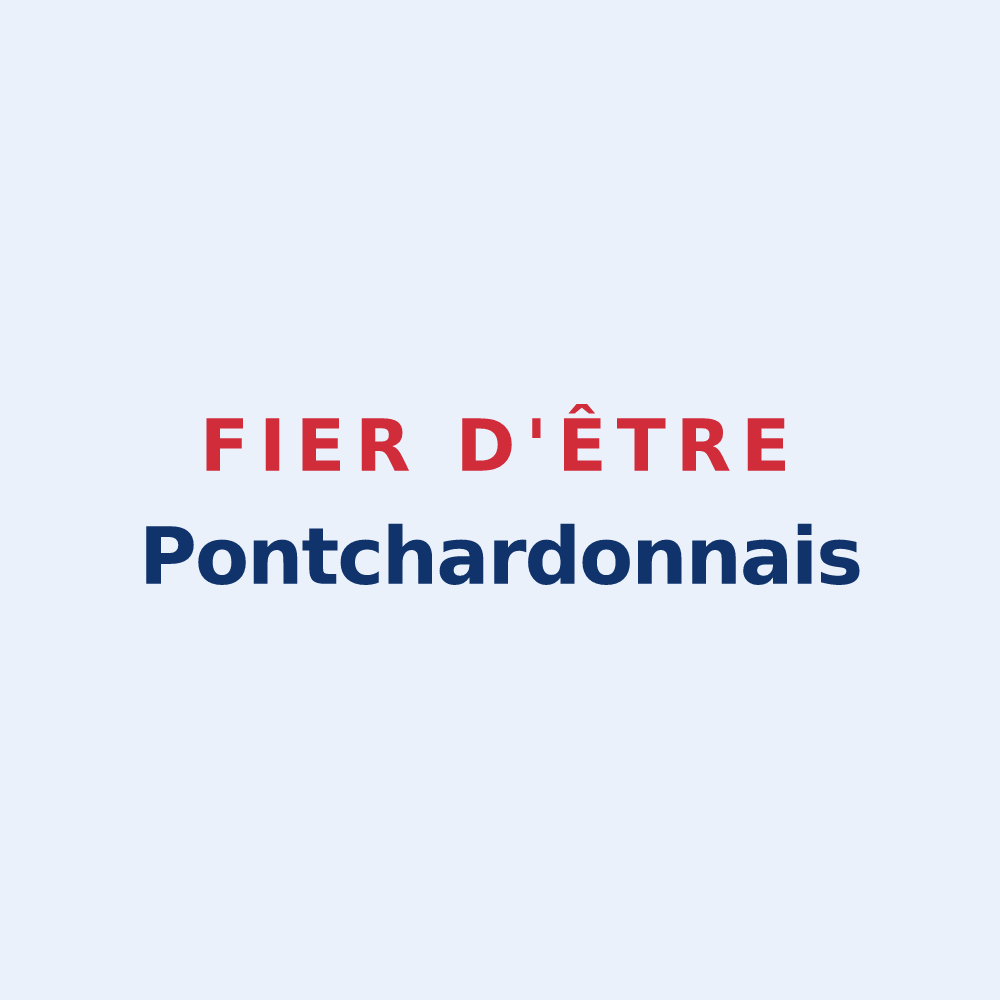 Sticker « Fier d'être Pontchardonnais » — design pour Pontchardon