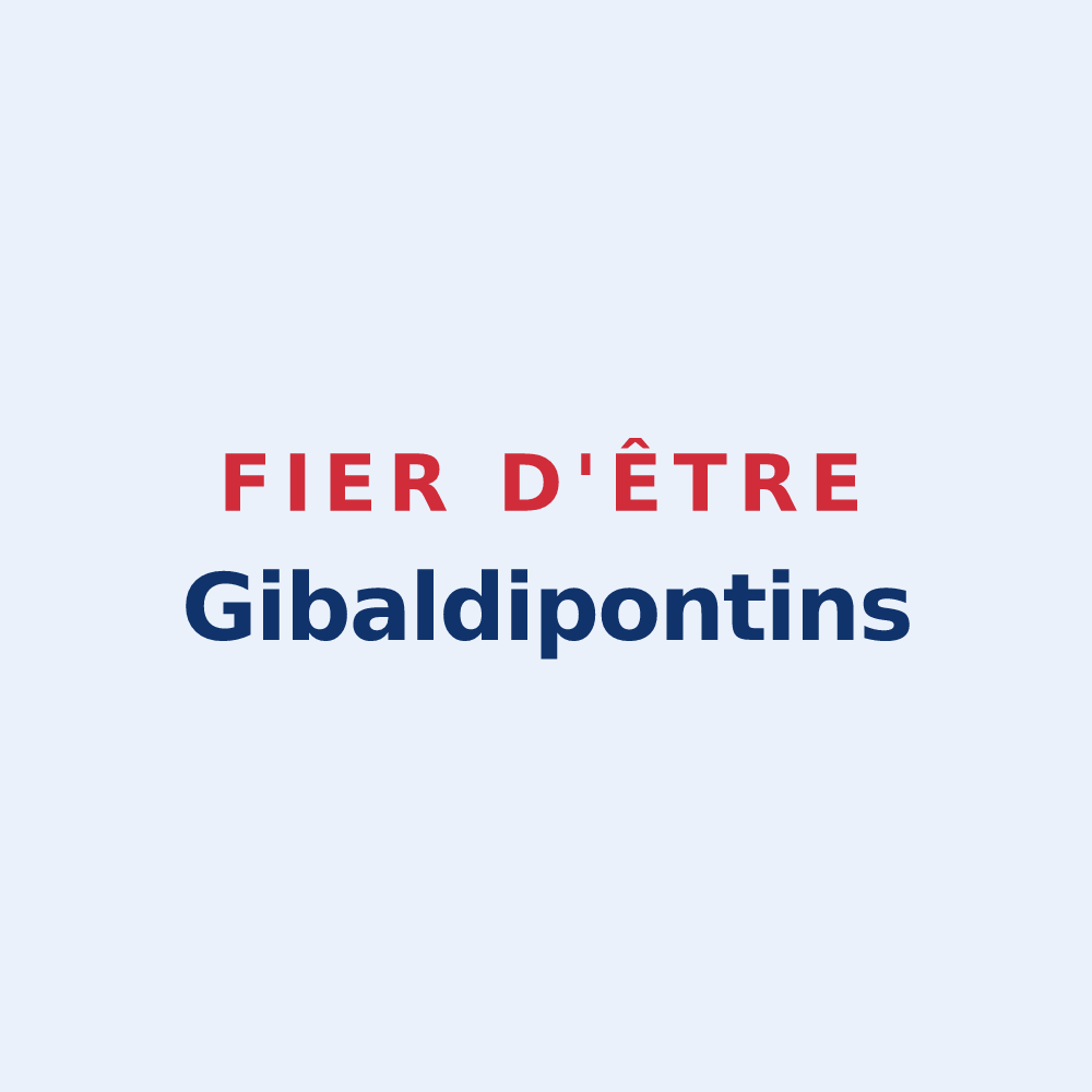Sticker « Fier d'être Gibaldipontins » — design pour Pontgibaud