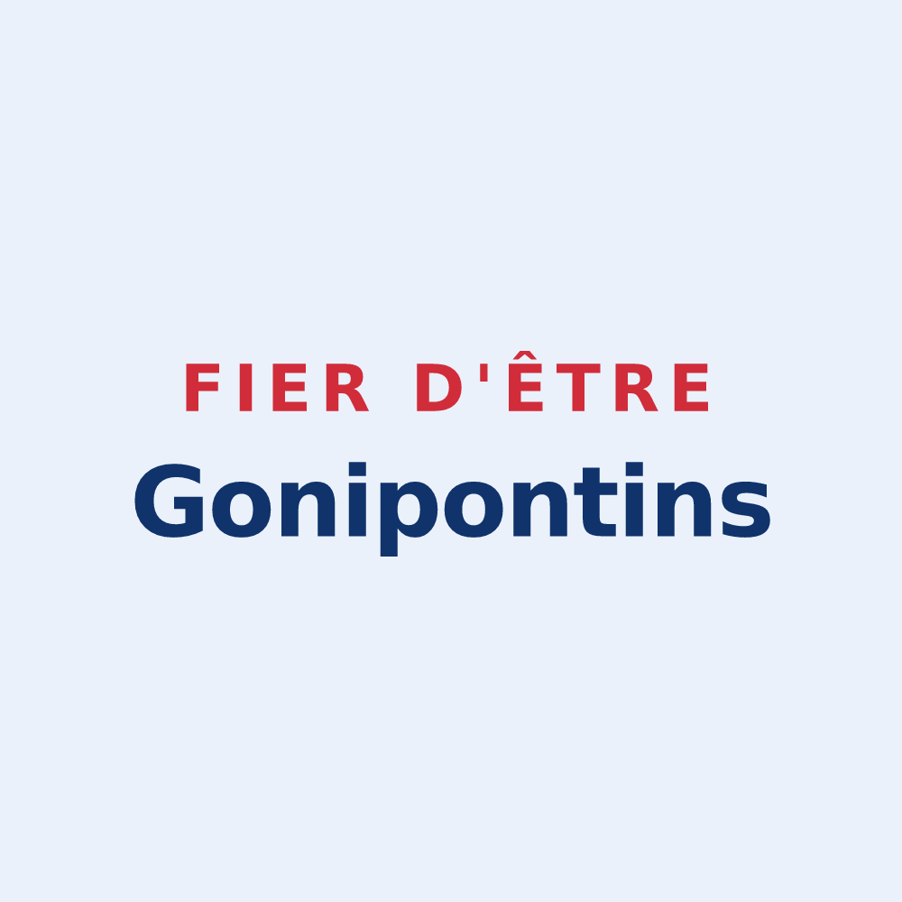 Sticker « Fier d'être Gonipontins » — design pour Pontgouin