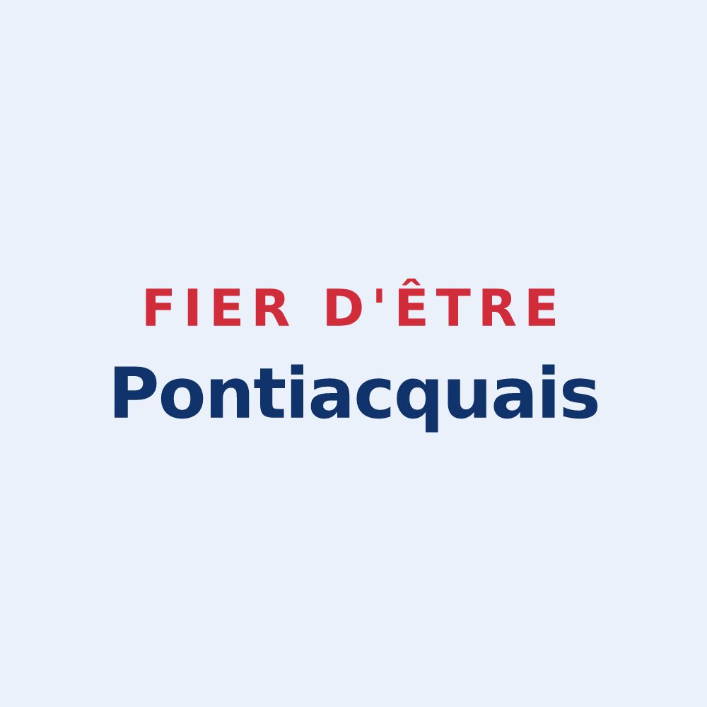 Sticker « Fier d'être Pontiacquais » — design pour Pontiacq-Viellepinte