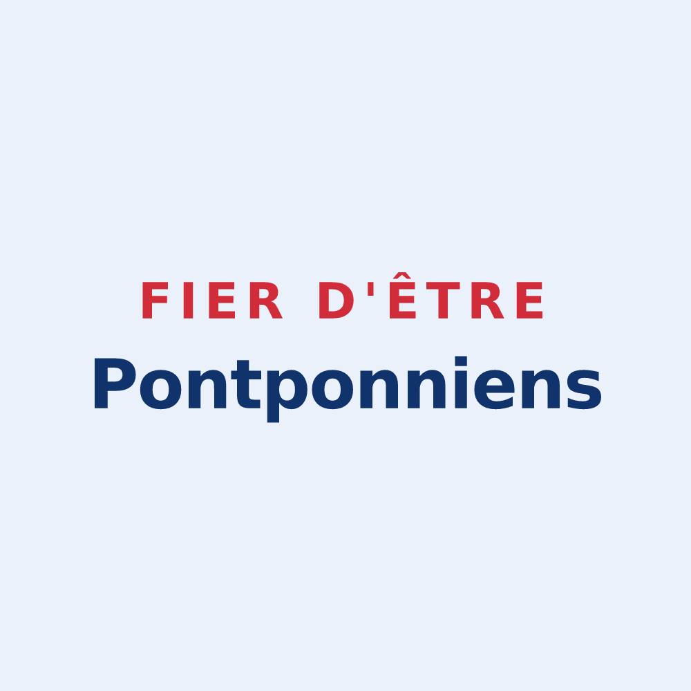 Sticker « Fier d'être Pontponniens » — design pour Pontpoint