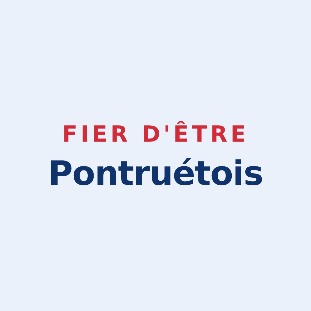 Sticker « Fier d'être Pontruétois » — design pour Pontruet