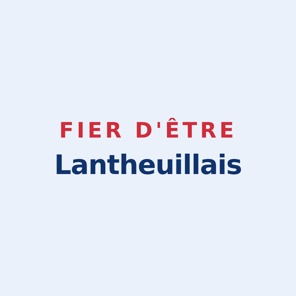 Sticker « Fier d'être Lantheuillais » — design pour Ponts sur Seulles