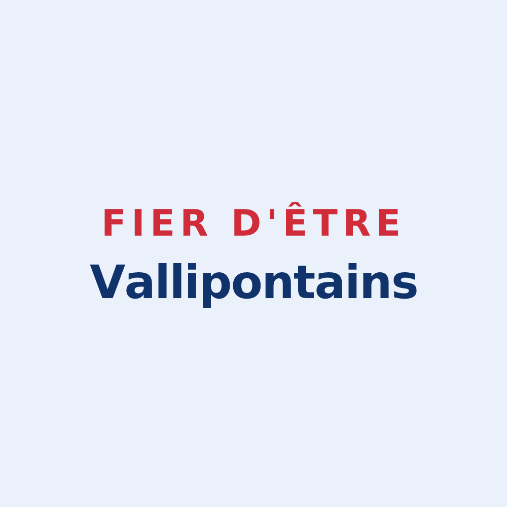 Sticker « Fier d'être Vallipontains » — design pour Pontvallain