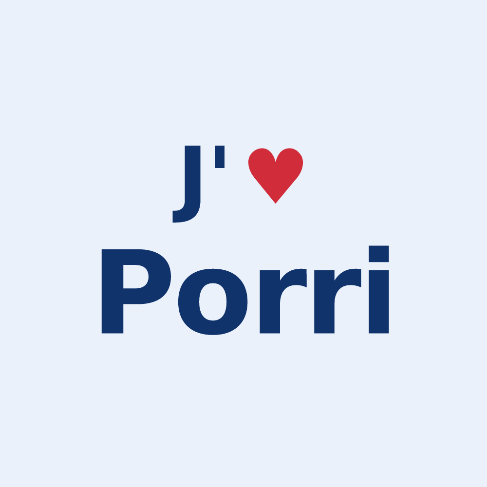 Sticker personnalisé Porri — design J'aime Porri