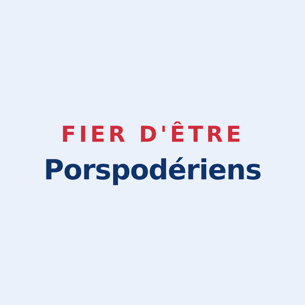 Sticker « Fier d'être Porspodériens » — design pour Porspoder