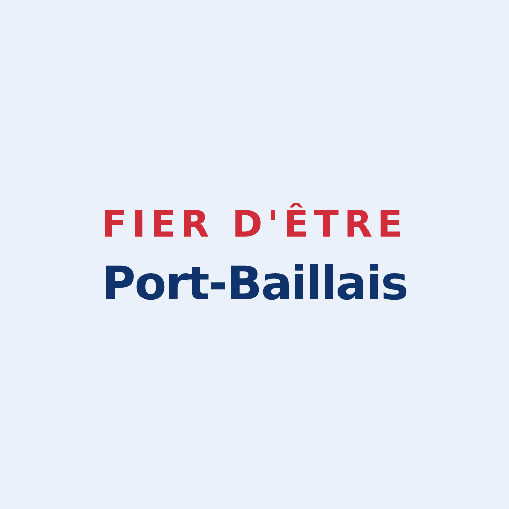 Sticker « Fier d'être Port-Baillais » — design pour Port-Bail-sur-Mer