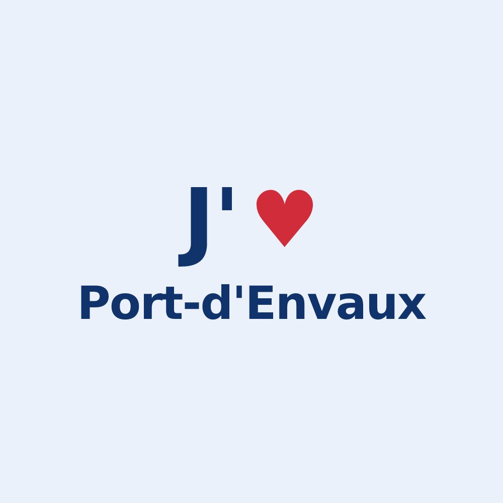 Sticker personnalisé Port-d'Envaux — design J'aime Port-d'Envaux