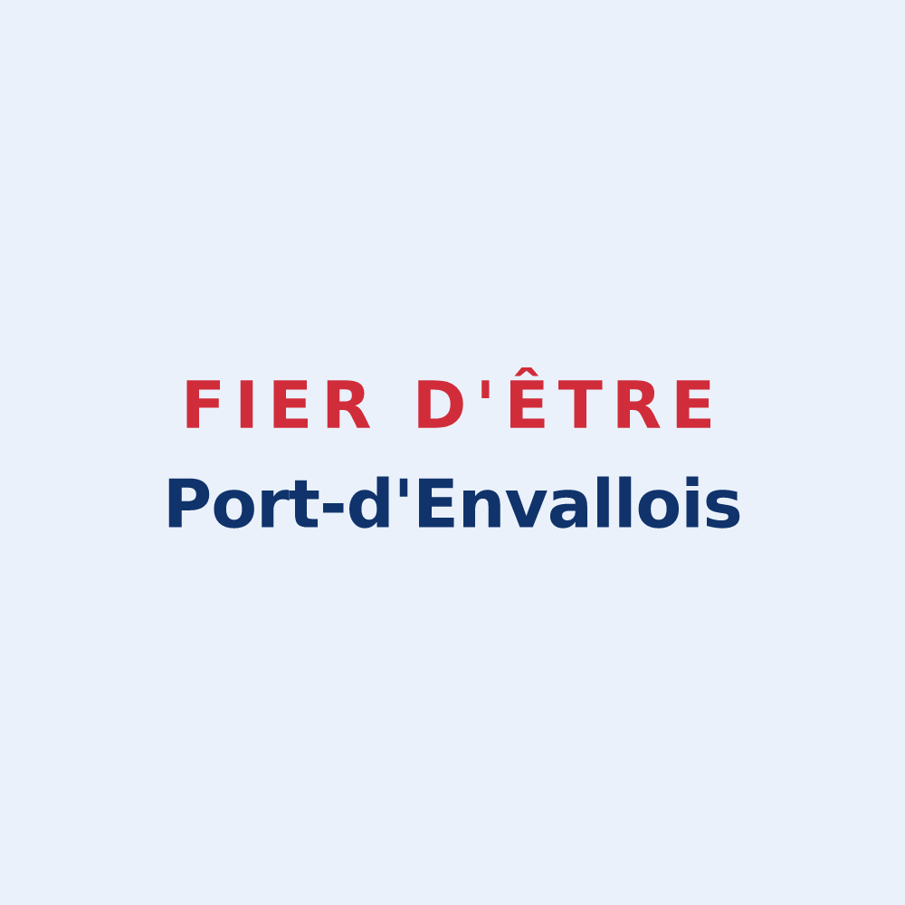 Sticker « Fier d'être Port-d'Envallois » — design pour Port-d'Envaux