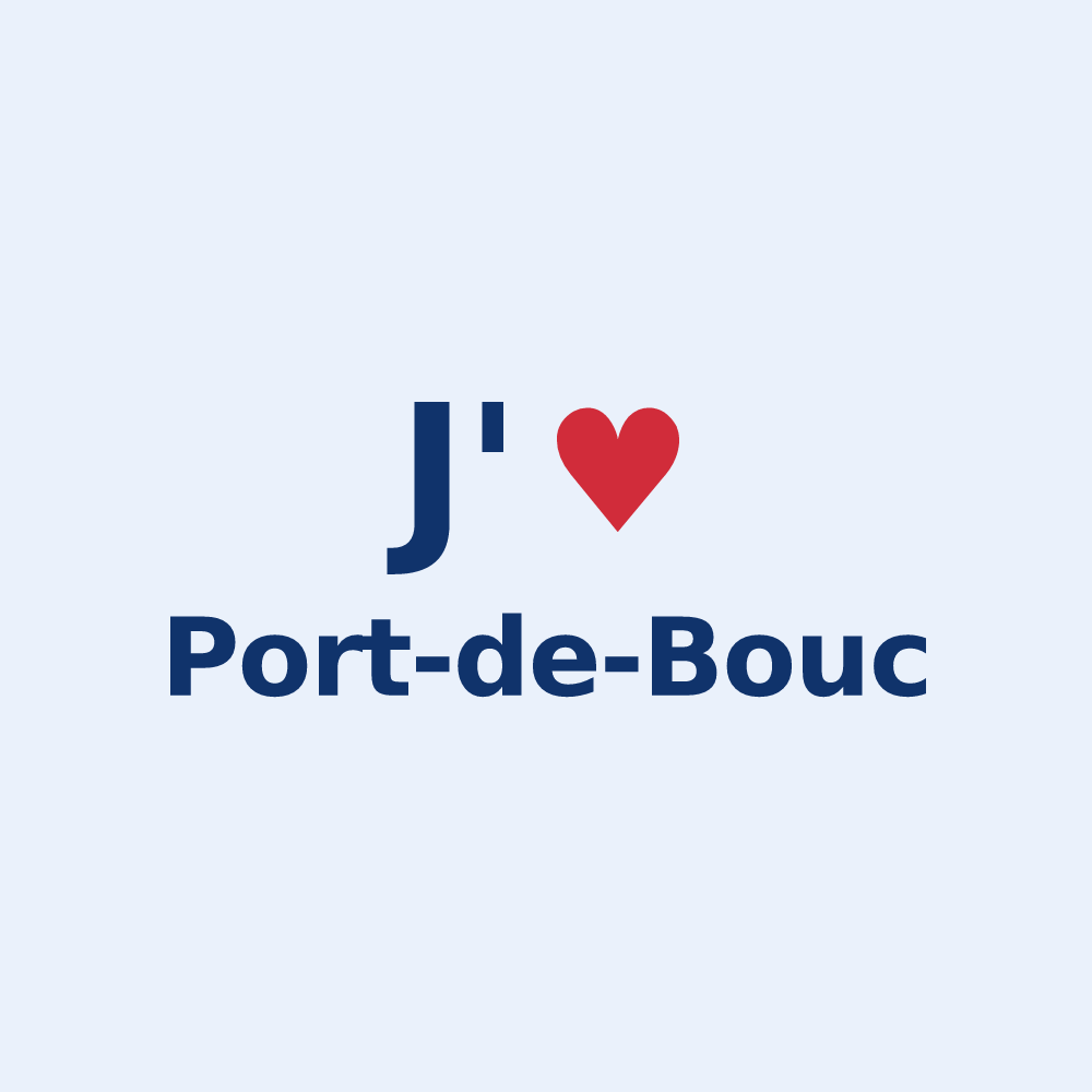 Sticker personnalisé Port-de-Bouc — design J'aime Port-de-Bouc
