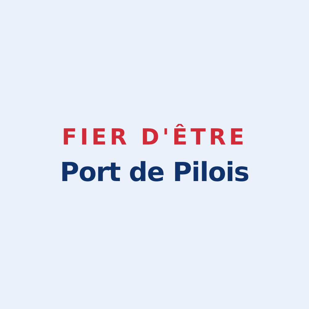 Sticker « Fier d'être Port de Pilois » — design pour Port-de-Piles
