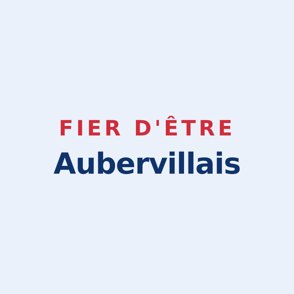 Sticker « Fier d'être Aubervillais » — design pour Port-Jérôme-sur-Seine