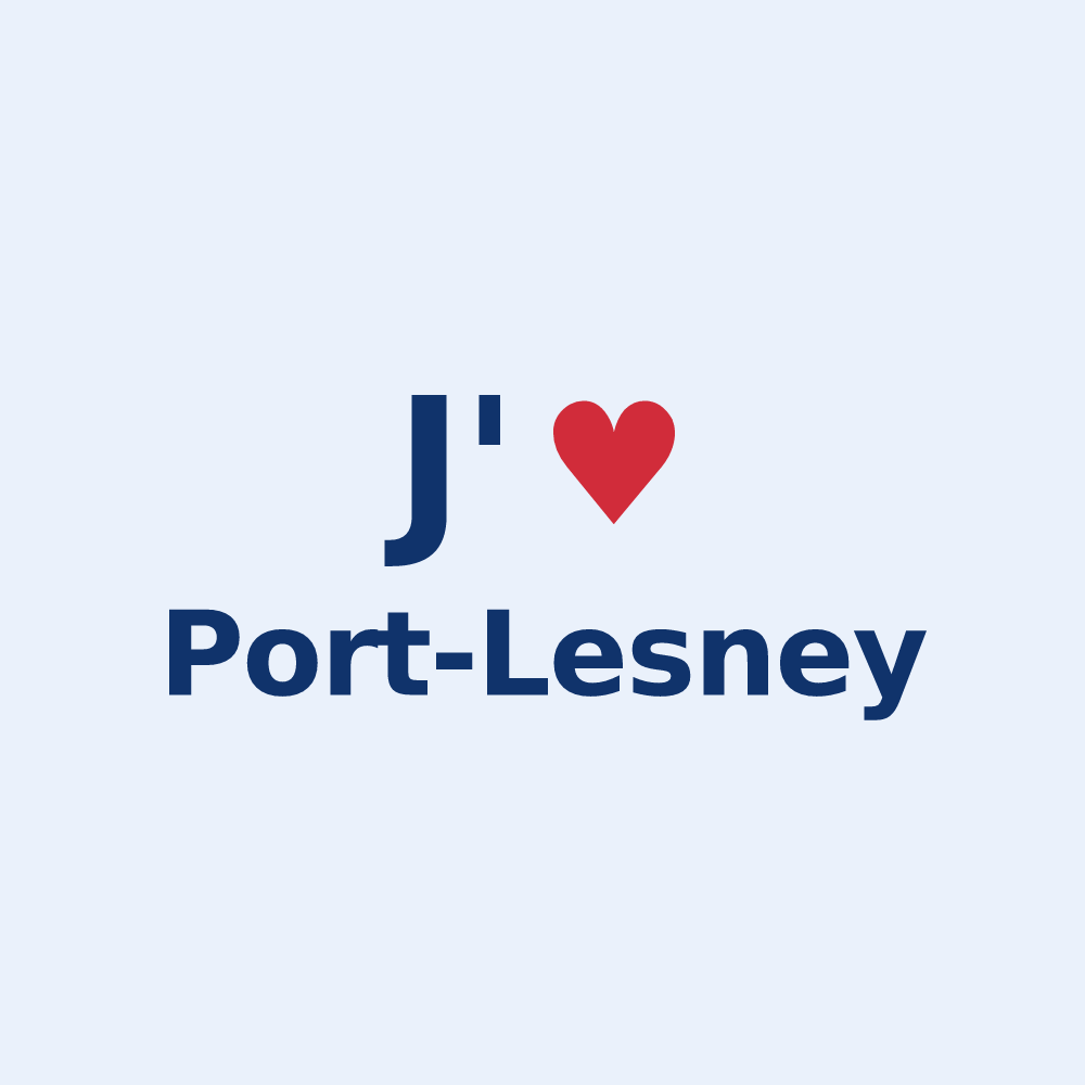 Sticker personnalisé Port-Lesney — design J'aime Port-Lesney