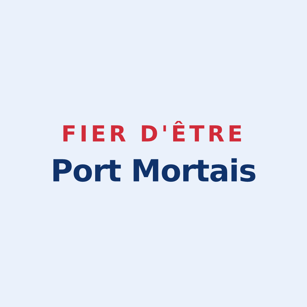 Sticker « Fier d'être Port Mortais » — design pour Port-Mort
