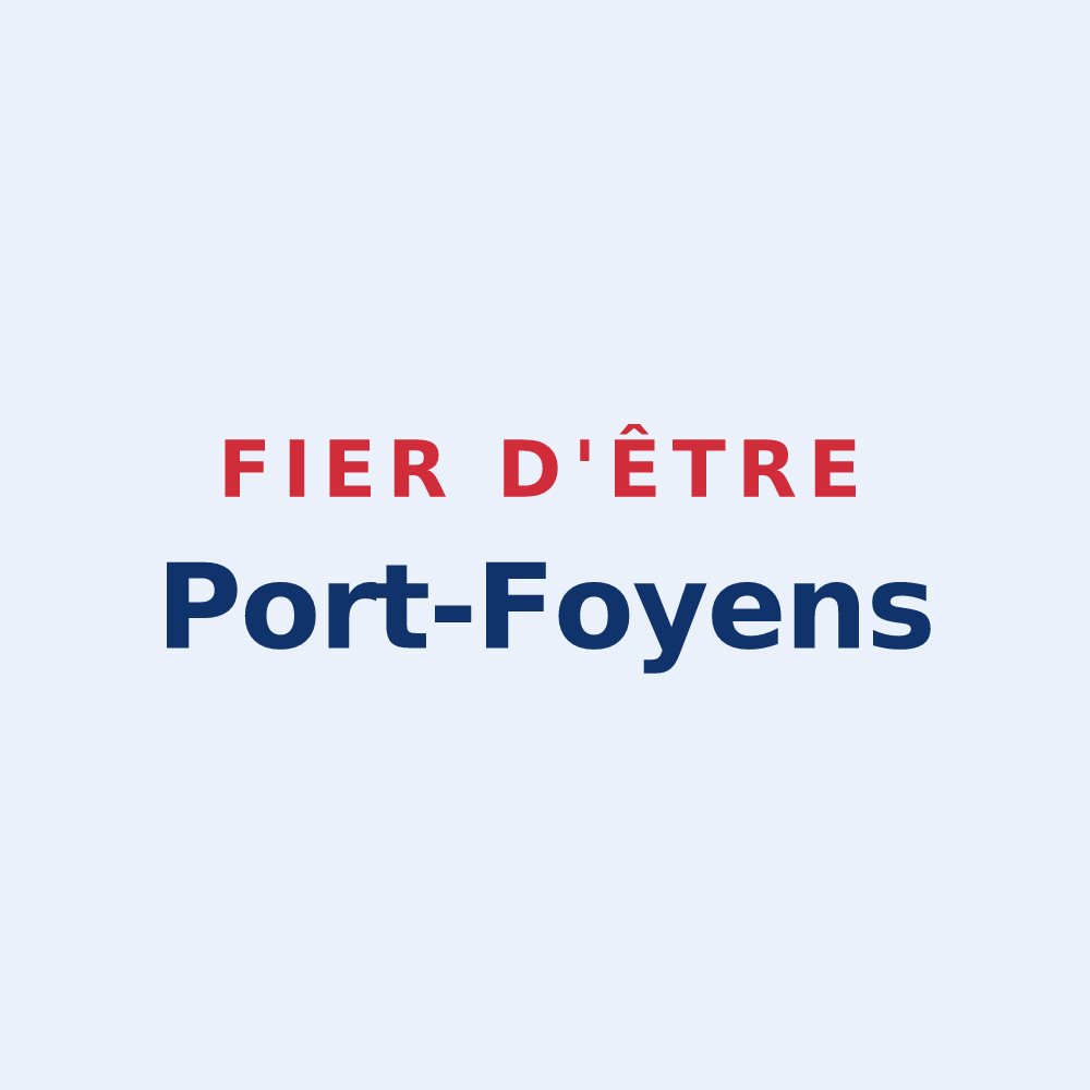 Sticker « Fier d'être Port-Foyens » — design pour Port-Sainte-Foy-et-Ponchapt