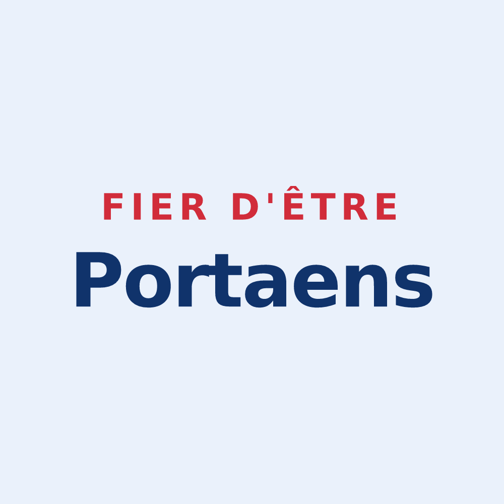 Sticker « Fier d'être Portaens » — design pour Porta