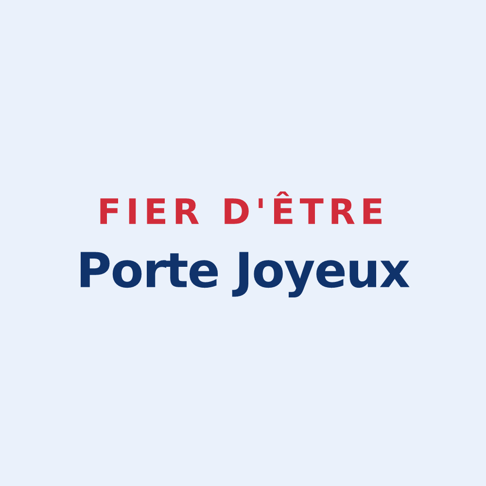 Sticker « Fier d'être Porte Joyeux » — design pour Porte-de-Seine