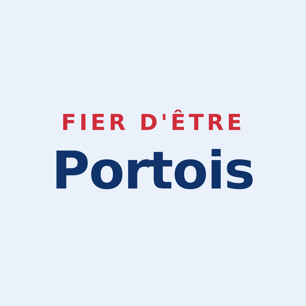 Sticker « Fier d'être Portois » — design pour Portes-en-Valdaine