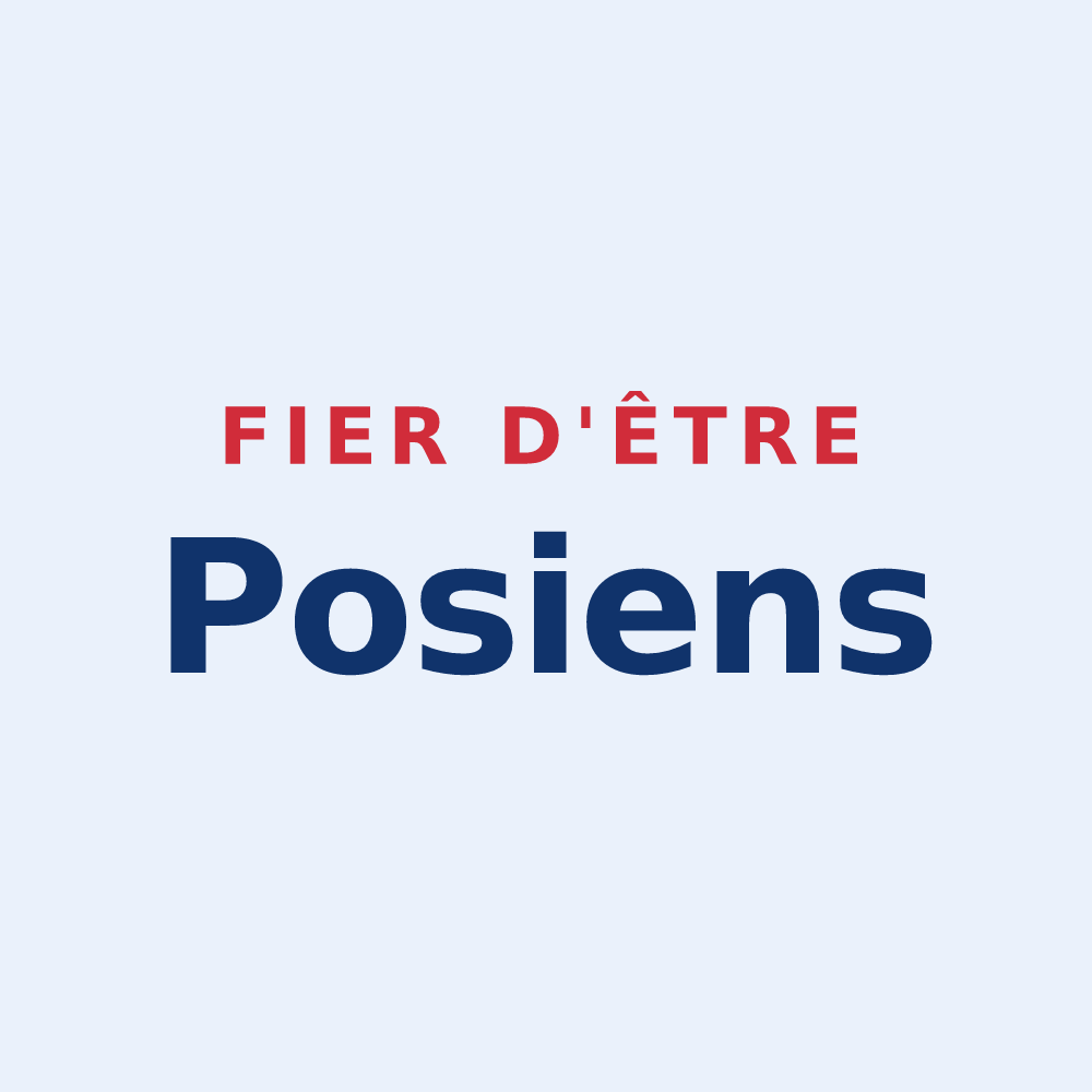 Sticker « Fier d'être Posiens » — design pour Poses