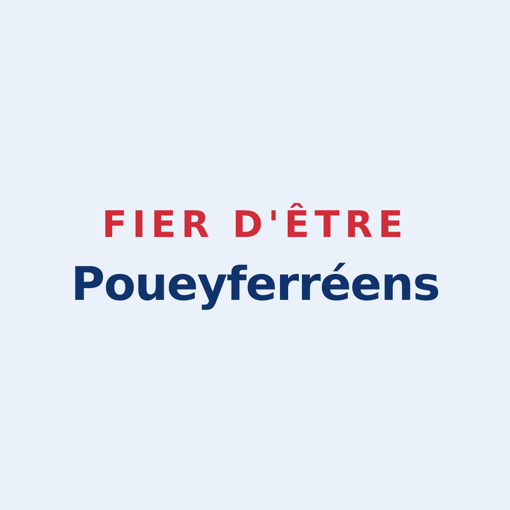 Sticker « Fier d'être Poueyferréens » — design pour Poueyferré