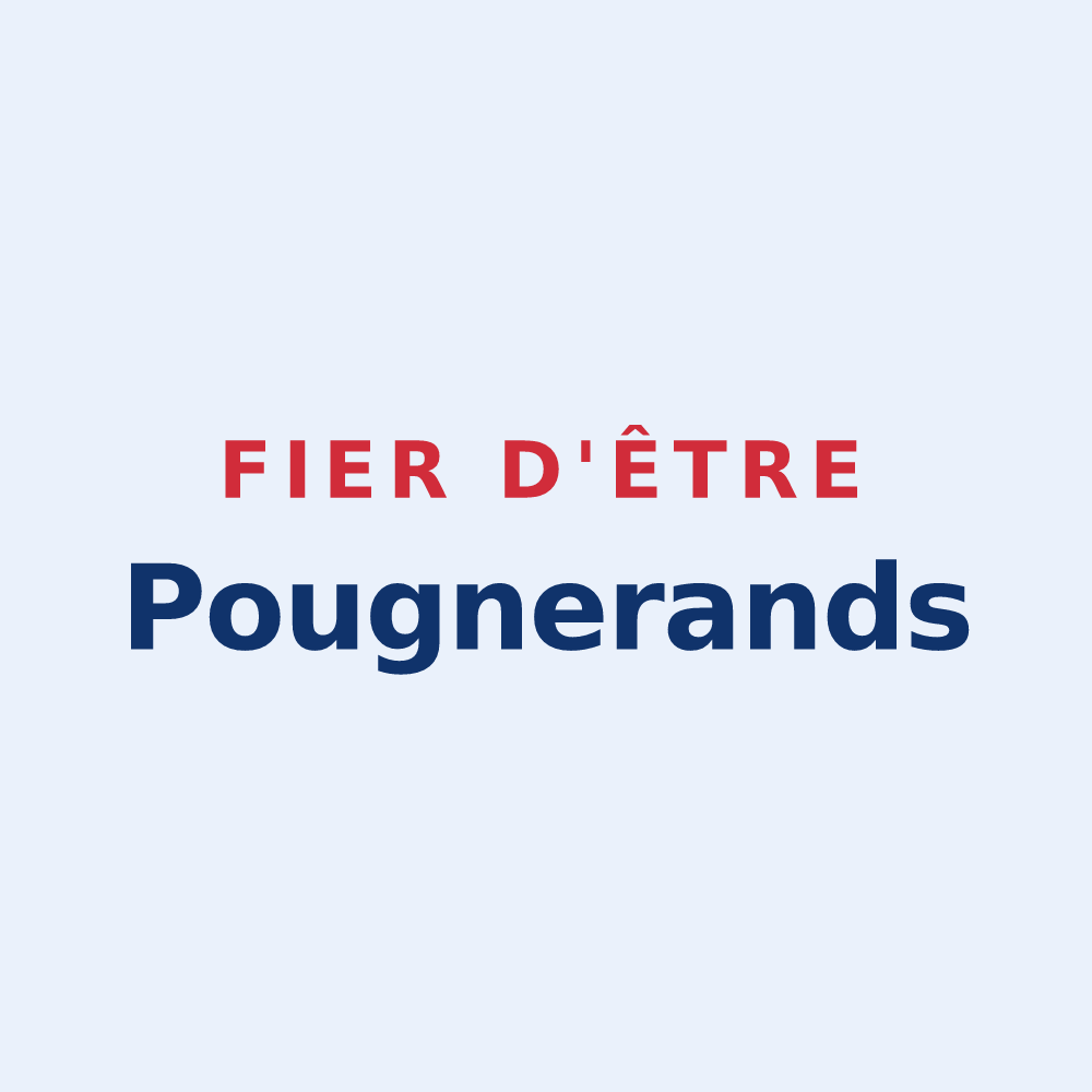 Sticker « Fier d'être Pougnerands » — design pour Pougny