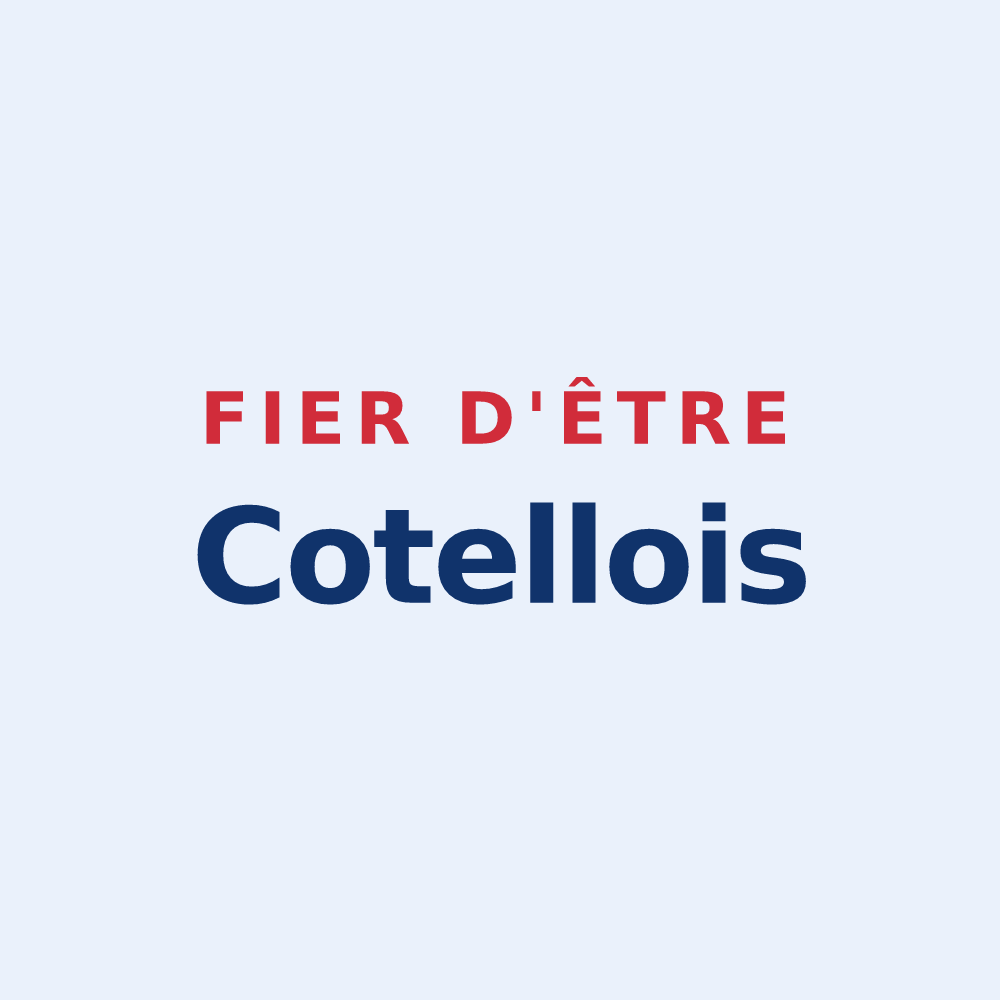 Sticker « Fier d'être Cotellois » — design pour Pouillé-les-Côteaux
