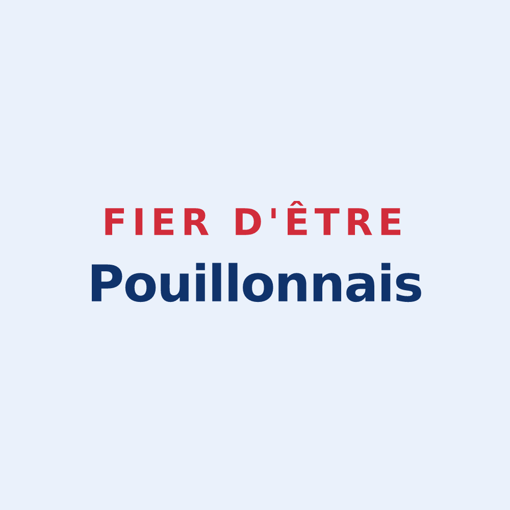 Sticker « Fier d'être Pouillonnais » — design pour Pouillon