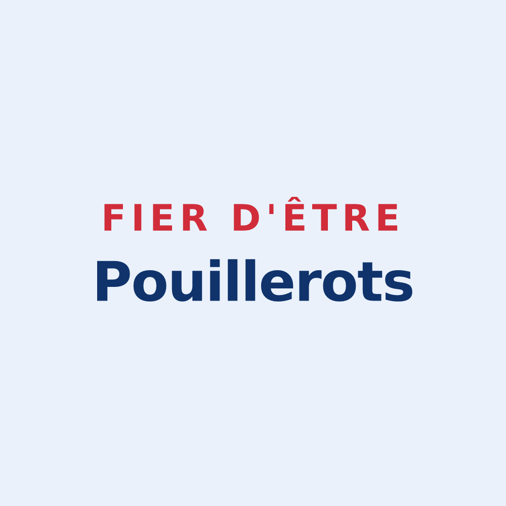 Sticker « Fier d'être Pouillerots » — design pour Pouilly-lès-Feurs