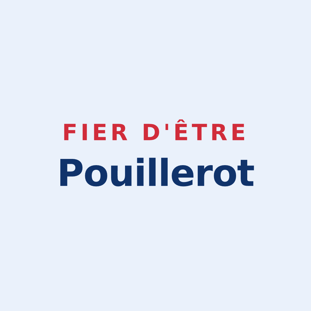 Sticker « Fier d'être Pouillerot » — design pour Pouilly