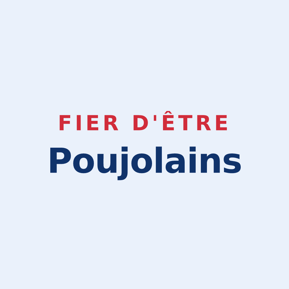 Sticker « Fier d'être Poujolains » — design pour Poujols