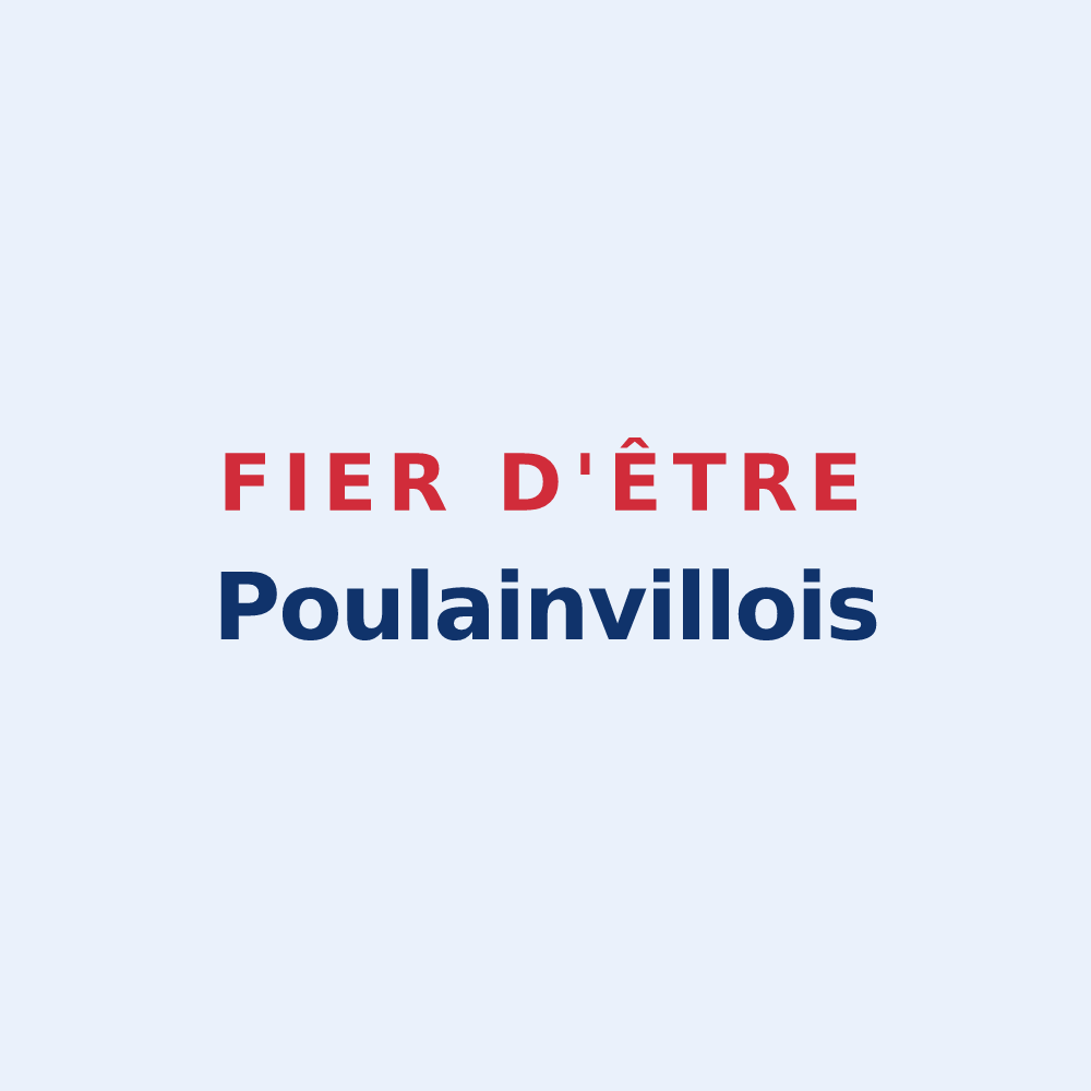 Sticker « Fier d'être Poulainvillois » — design pour Poulainville