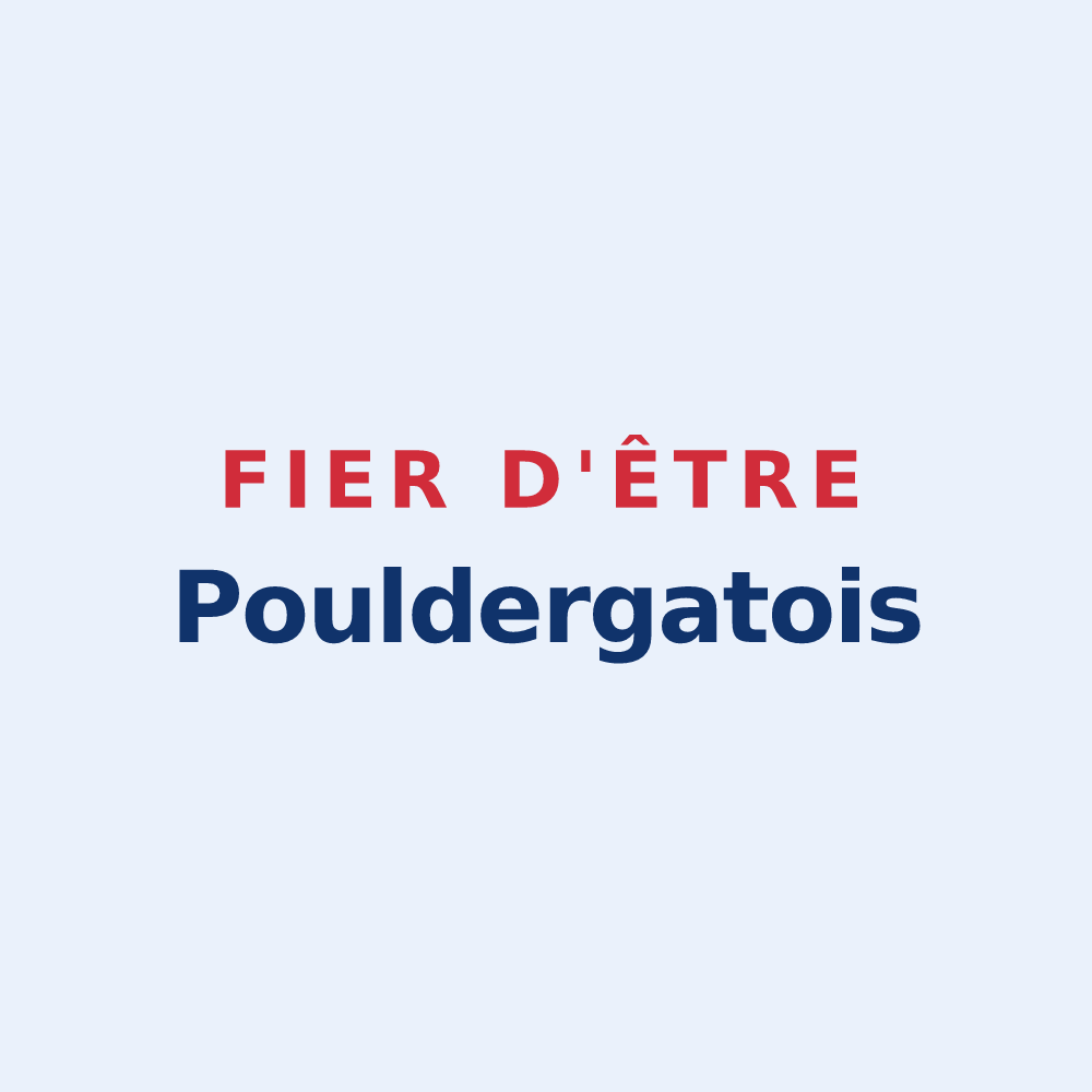 Sticker « Fier d'être Pouldergatois » — design pour Pouldergat