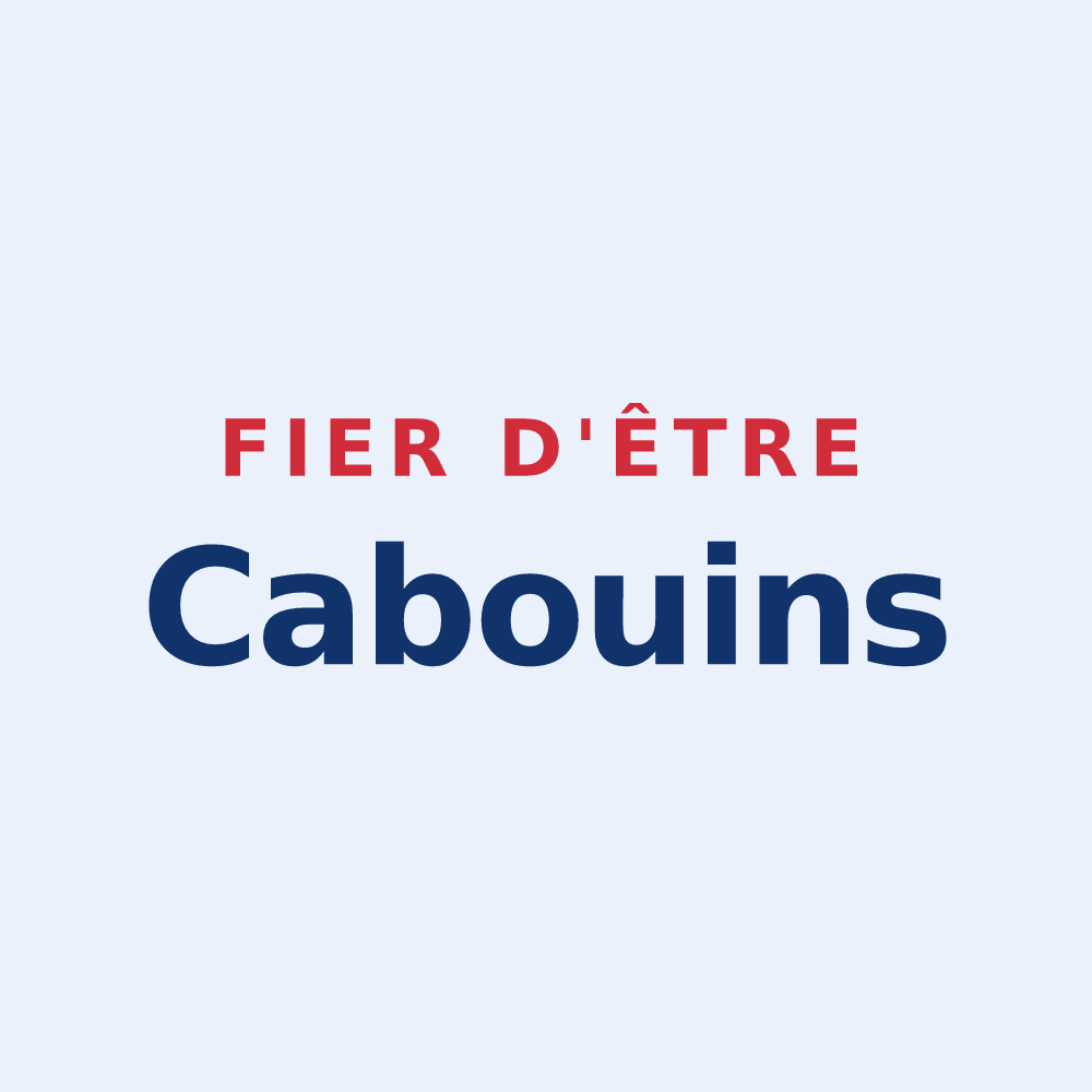 Sticker « Fier d'être Cabouins » — design pour Pouligny-Saint-Pierre