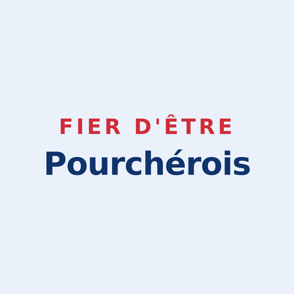 Sticker « Fier d'être Pourchérois » — design pour Pourchères