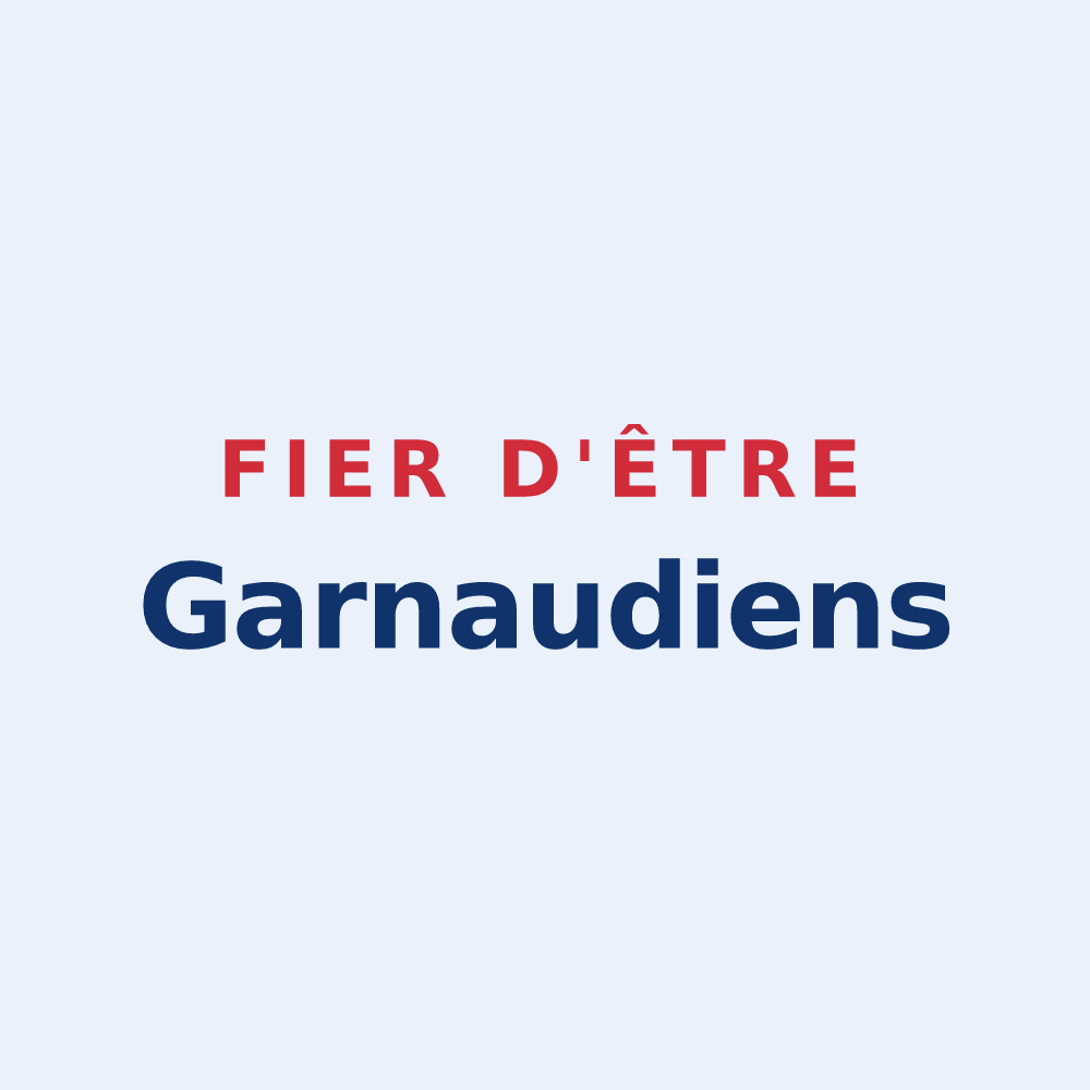 Sticker « Fier d'être Garnaudiens » — design pour Poursay-Garnaud