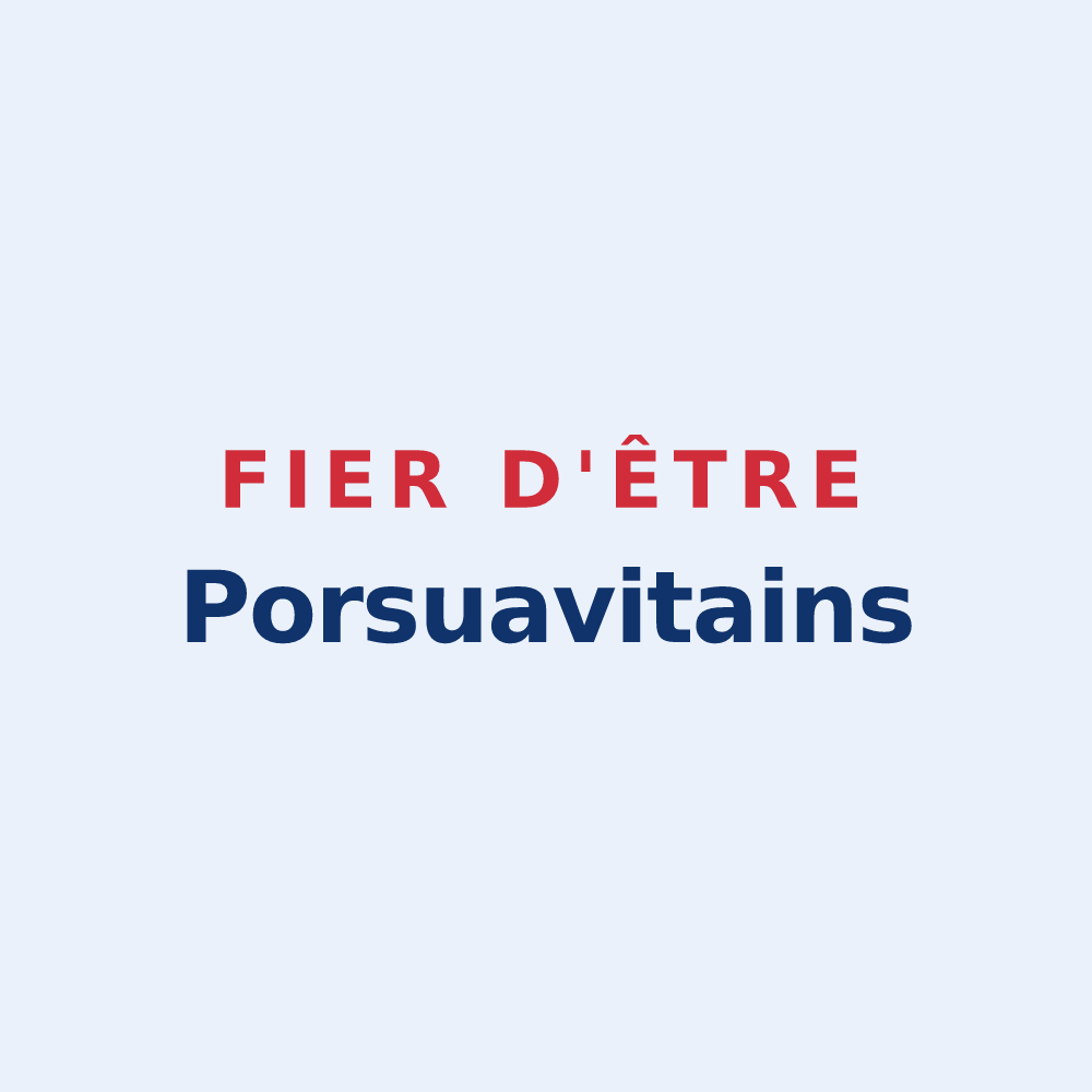 Sticker « Fier d'être Porsuavitains » — design pour Poussay