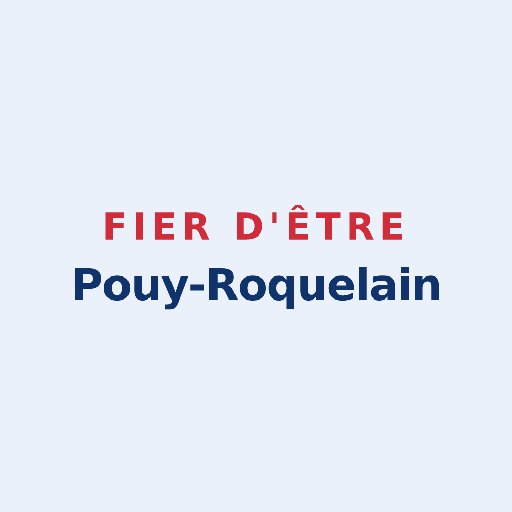 Sticker « Fier d'être Pouy-Roquelain » — design pour Pouy-Roquelaure