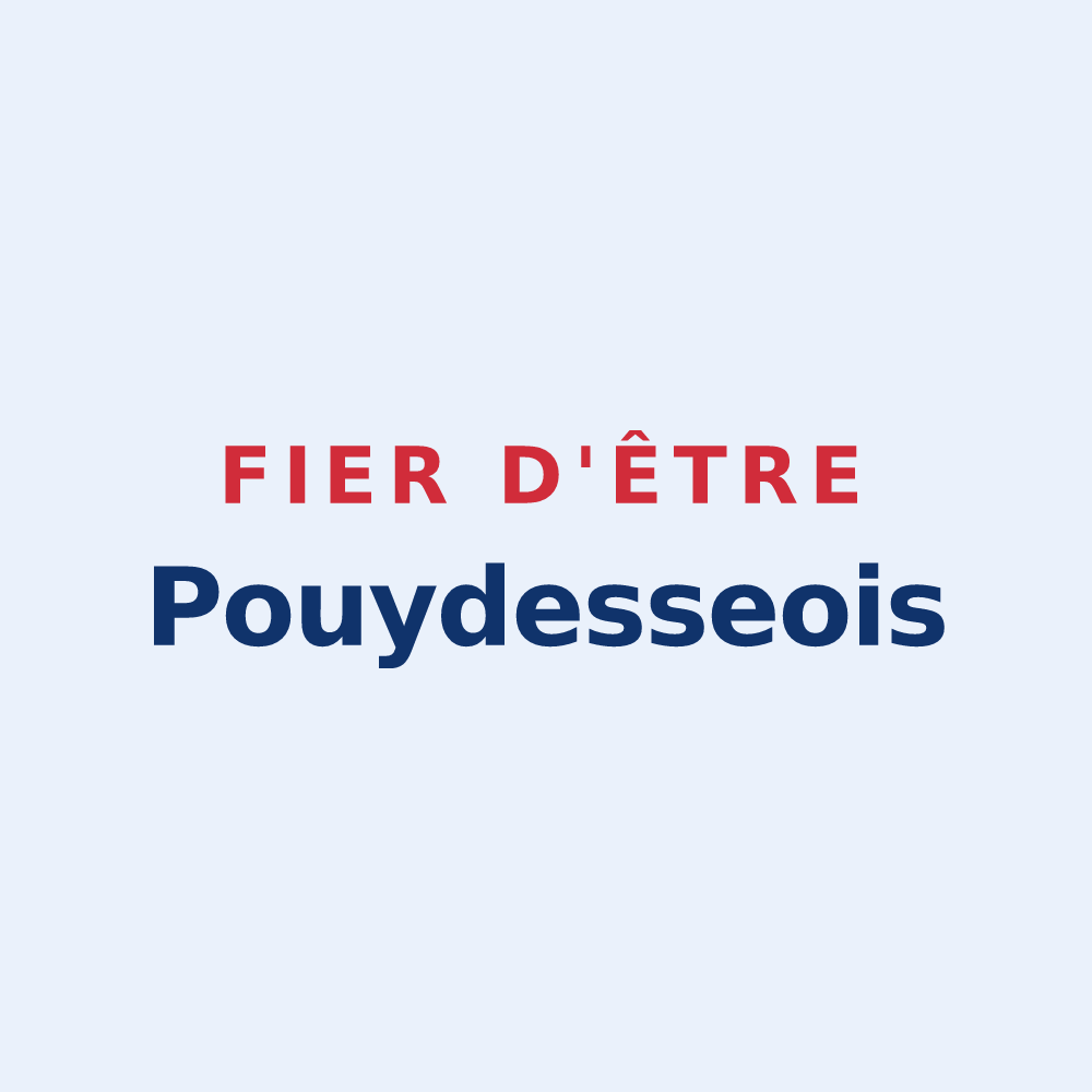 Sticker « Fier d'être Pouydesseois » — design pour Pouydesseaux