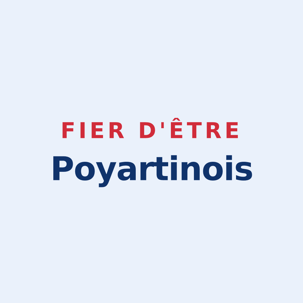 Sticker « Fier d'être Poyartinois » — design pour Poyartin