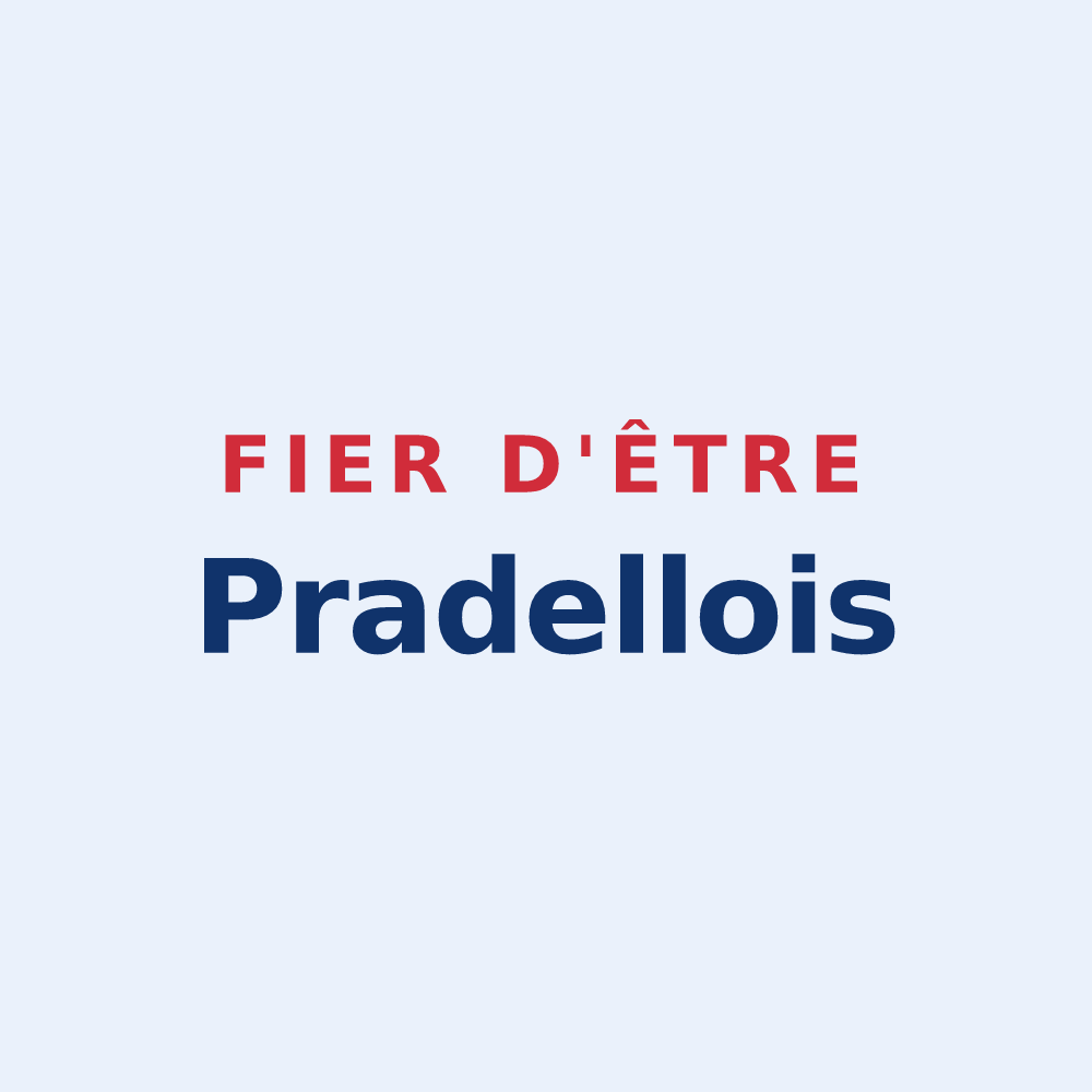 Sticker « Fier d'être Pradellois » — design pour Pradelles