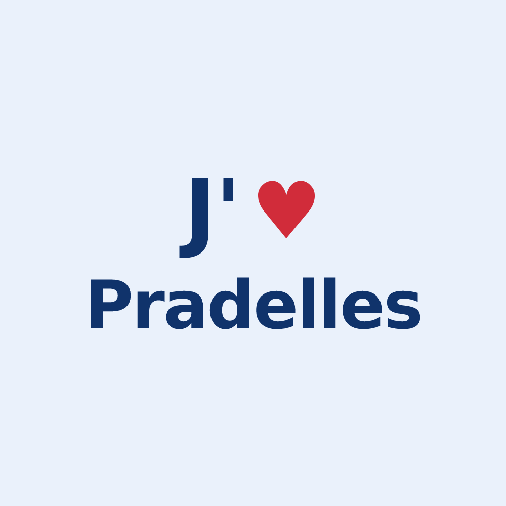 Sticker personnalisé Pradelles — design J'aime Pradelles