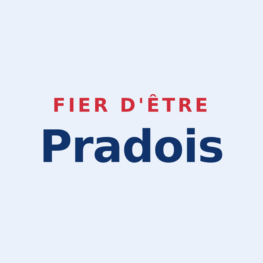 Sticker « Fier d'être Pradois » — design pour Prades