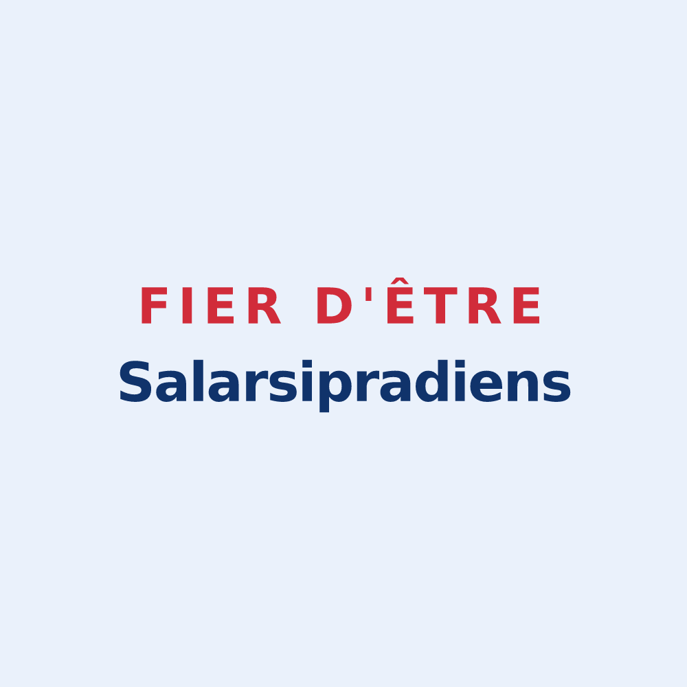 Sticker « Fier d'être Salarsipradiens » — design pour Prades-Salars