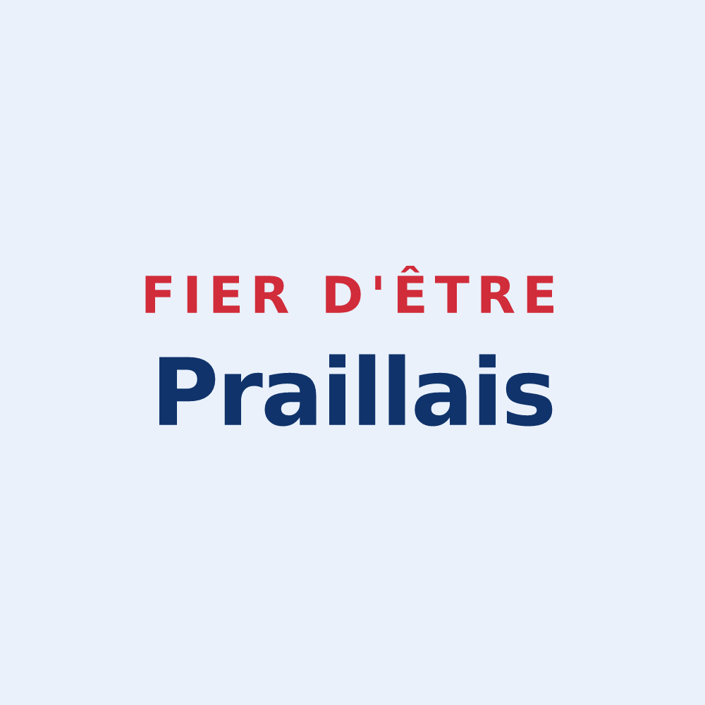 Sticker « Fier d'être Praillais » — design pour Prailles-La Couarde