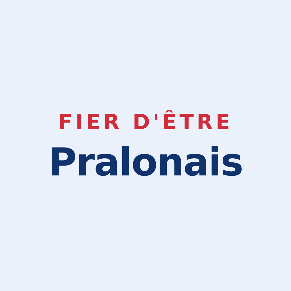 Sticker « Fier d'être Pralonais » — design pour Pralong