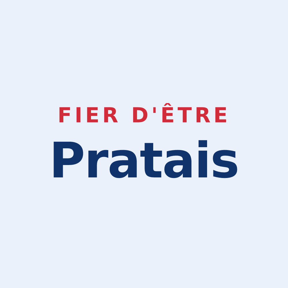 Sticker « Fier d'être Pratais » — design pour Prat