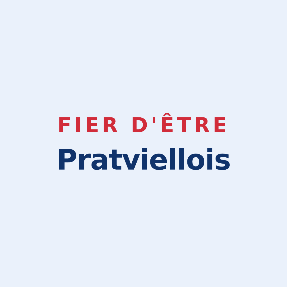 Sticker « Fier d'être Pratviellois » — design pour Pratviel