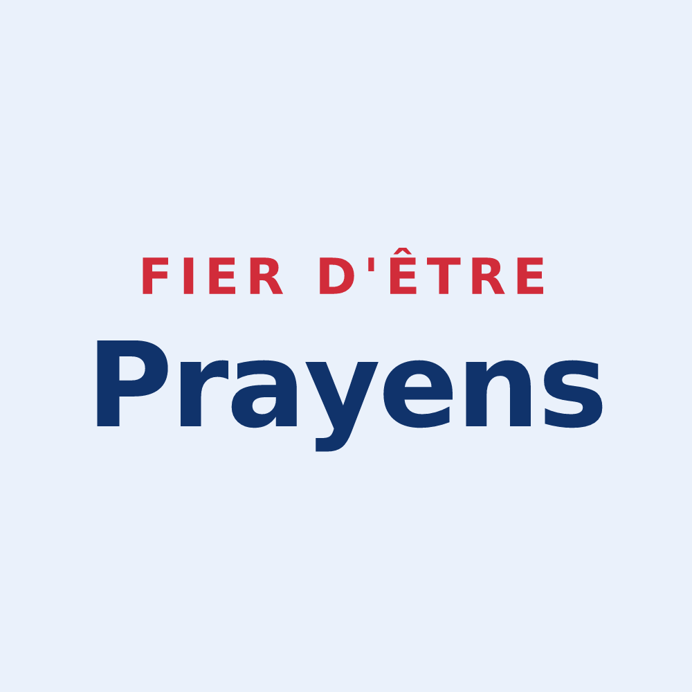 Sticker « Fier d'être Prayens » — design pour Pray