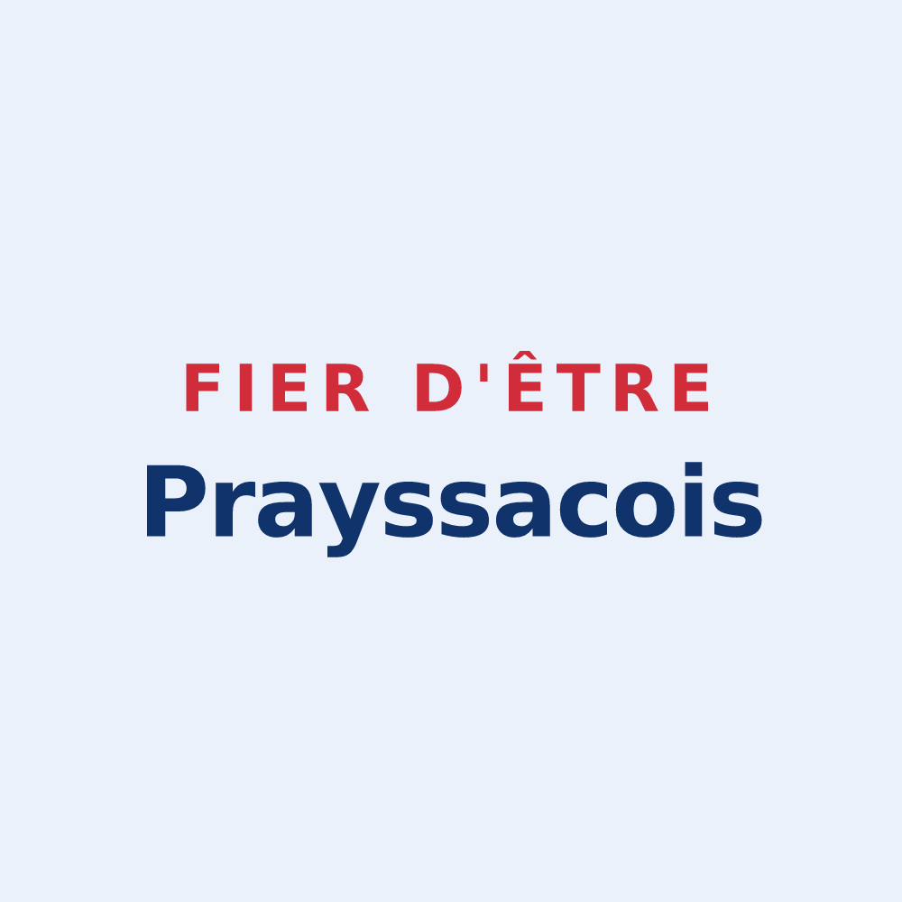 Sticker « Fier d'être Prayssacois » — design pour Prayssac